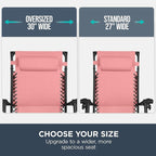 Best Choice Products 30” Wide Folding Zero Gravity Outdoor Recliner Patio - Image 4