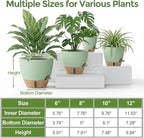 Plant Pots, Modern Planters for Indoor Outdoor Plants, Room & Office Décor - Image 4