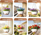 Hanging Planter for Indoor Plants, 10 Inch Self-Watering Hanging Planters - Image 7