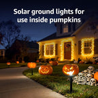 Lepro Solar Decorative Spot Lights 4 Pack, Warm White Accent Lights - Image 9