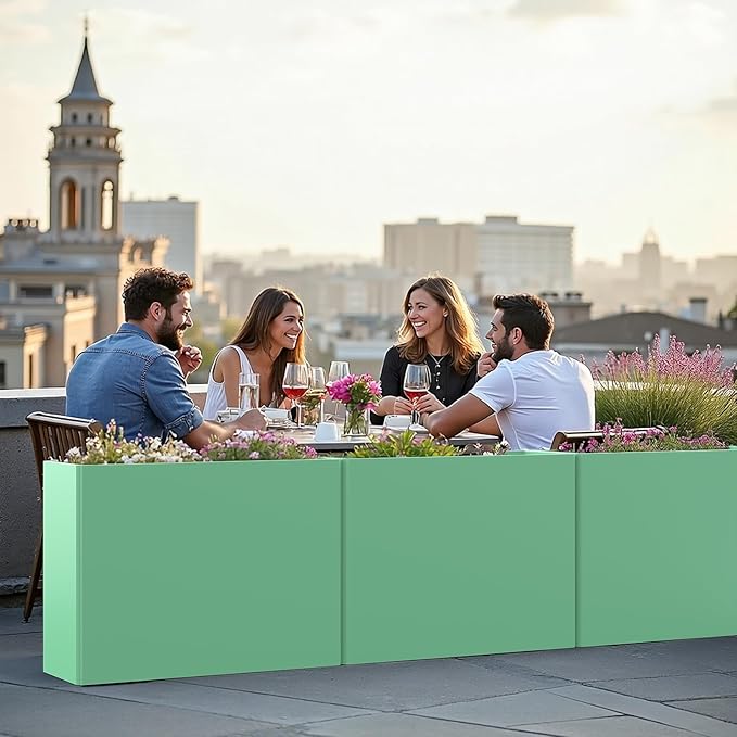 Rectangular Planter Box with Removable Insert Shelf - Image 2