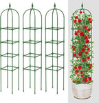 Garden Trellis for Climbing Plants Outdoor & Indoor - 6Ft Tall Rustproof Plant - Image 9