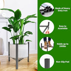 Airpark Plant Stand Indoor, Adjustable Metal Modern Plant Stands, Heavy Duty - Image 2