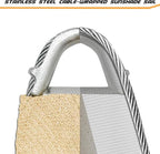 Sun Shade Sail Upgraded with High-Strength Steel Cable Edges 12' x 16' Sand - Image 4