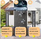 AECOJOY 8x8 Hardtop Gazebo Outdoor Pergola, Small Heavy Duty Lean to Metal - Image 3