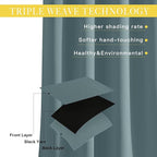 NICETOWN Blackout Sliding Door Curtain 95 inches Long, Grommet Thermal Curtain - Image 4
