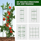 8 Pack Tomato Cages for Garden, Heavy Duty Adjustable Tomato Stake Support for - Image 4