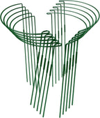 10-Pack Adjustable Height Snake Plant Support Stakes- Sturdy, Rust-Resistant by WooWellGoGoGoProducts