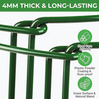 LEOBRO 24 Inch Plant Support Stakes, Peony Cages and Supports, Garden Stakes - Image 3
