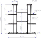 MTB Garden 4 Tier 11 Potted Metal Large Plant Stand - Image 4