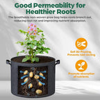 10 Pack 30 Gallon Grow Bags, Thickened Nonwoven Fabric Planter Pots - Image 4