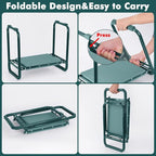 FEED GARDEN Garden Kneeler and Seat, Upgraded Foldable Gardening Stool - Image 5