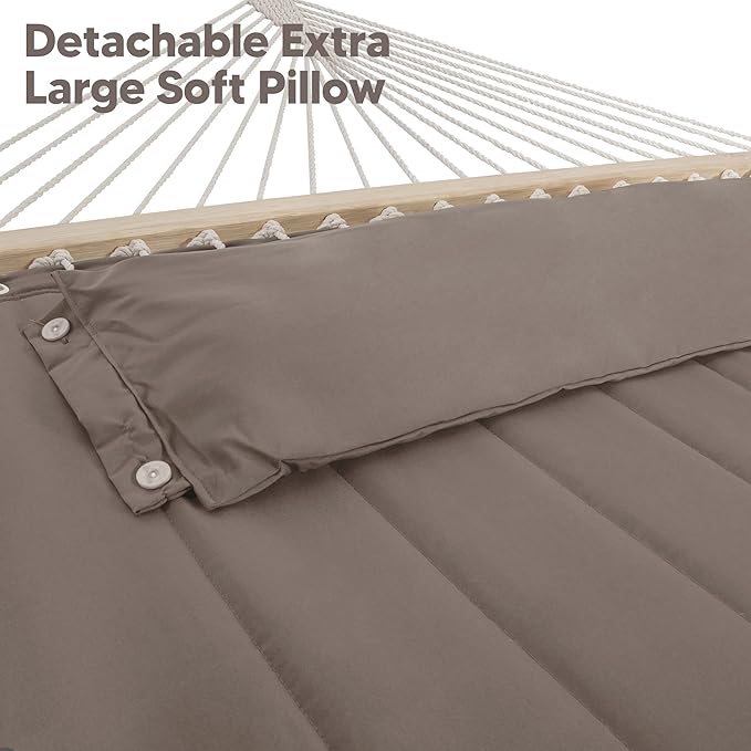 SUNCREAT 55 Inch Extra Large Double Hammock - Image 4
