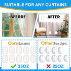20 Pcs Shower Curtain Weights，Silicone Wrapped Heavy Duty shower curtain - Image 5