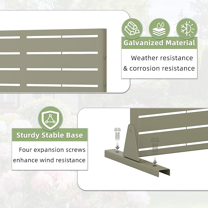 Casaphoria Metal Privacy Screen Outdoor - Image 5