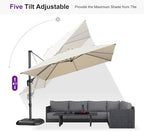 PURPLE LEAF 10 Feet Patio Umbrella - Image 8