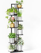 ROSSNY 55 Inch Tall Plant Stand Indoor, 7 Tier 8 Potted Bamboo Plant Stands by ROSSNY