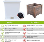 Growing Vegetable Planter Pot 3 Packs, 15 * 14.2 Inches Deep Rectangle Pots - Image 5