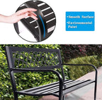 FDW Garden Bench Bench Park Outdoor Bench - Image 5