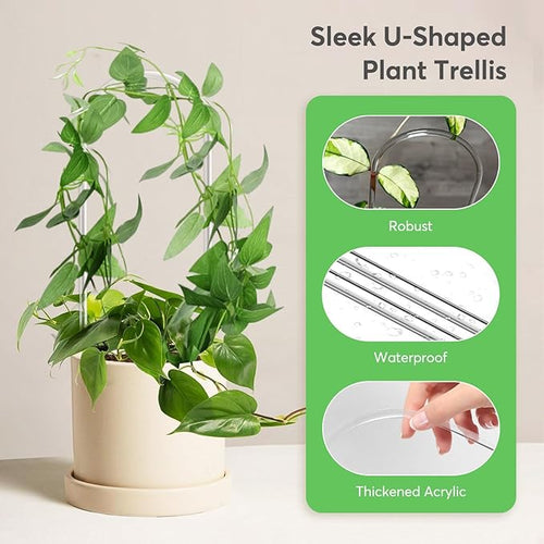 2 Pack Thickened U-Shaped Acrylic Trellis - Image 2