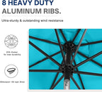 ABCCANOPY Durable Solar Led Patio Umbrellas - Image 6
