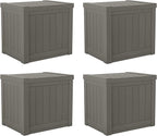 Suncast SS500ST 22 Gallon Small Resin Outdoor Patio Storage Deck Box by Suncast