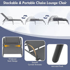 Giantex Patio Lounge Chair, Outdoor Chaise Lounge - Image 6