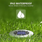 Solar Lights Outdoor Waterproof, 12 Pack Solar Ground Lights - Image 4