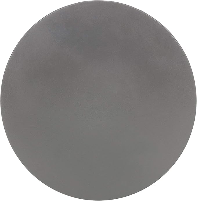 Safavieh Outdoor Collection Athena Modern Concrete Dark Grey Round 17.7-inch - Image 5