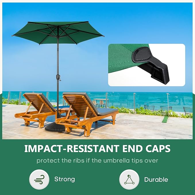Abba Patio 7.5FT Lyon Outdoor Patio Umbrella Outdoor Table Umbrella - Image 4
