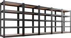 Set of 5 Garage Shelving Heavy Duty Storage Shelves, Metal Adjustable Shelving by Unknown