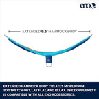 ENO, Eagles Nest Outfitters DoubleNest Lightweight Camping Hammock, 1 to 2 - Image 2