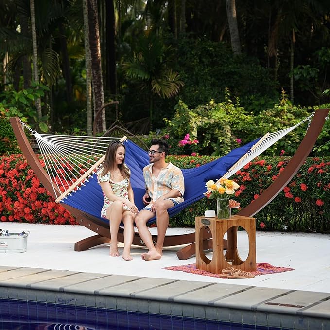 Lazy Daze Hammocks 12 FT Double Quilted Fabric Hammock - Image 2