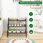 Garden 4 you 3 Tier Metal Plant Stand Outdoor Indoor Waterproof, Stackable - Image 5