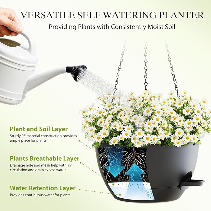 12 Inch Hanging Baskets 2 PC - Image 4