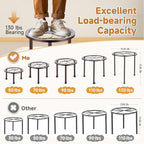5 Pack Metal Plant Stand, Anti-Rust Iron Plant Stands - Image 2