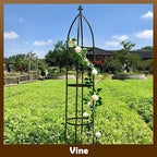 100% Metal Obelisk Garden Trellis 6.3 Feet Tall Sturdy Plant Support - Image 4