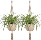 EBOOT 2 Pack 33 Inch Large Macrame Plant Hanger Rope to Hang Flower Pot Plant by eBoot