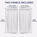 PureFit Outdoor Curtains for Patio Waterproof Weatherproof, UV Resistant - Image 6