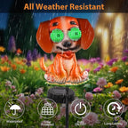Dog Solar Garden Stakes with Cute Moving Eyeball Lights - Image 4