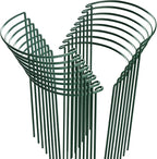 HiGift 16 Pack Plant Support Stakes, Half Round Metal Garden Plant Stake Indoor by HiGift