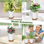 Self Watering Pots, 4 inch Flower Pots - Image 6