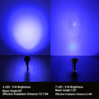 T-SUN Blue Solar Spotlights, Outdoor Waterproof Auto ON/Off Adjustable Garden - Image 6