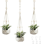 CADNLY Macrame Plant Hangers Indoor – Rope Hanging Plant Holder by CADNLY
