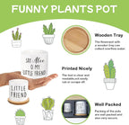 Say Aloe to My Little Friend Planter Pot, Funny Plant Pots, Aloe Plant Pot - Image 3