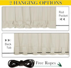 NICETOWN 2 Panels Outdoor Curtains - Image 3