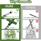 Cucumber Trellis for Raised Bed, U-Shape Garden Trellis for Climbing Plants - Image 4