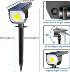 Peasur 4 Pack Solar Spot Lights - Image 6