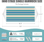 Brazilian Hammock with Tree Straps - Image 2