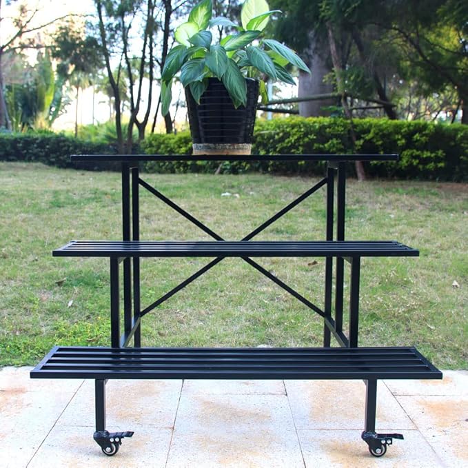 Zhongma 3 Tier Sturdy Metal Plant Stand - Image 3